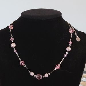 Vintage Givenchy Pearl and Crystal Choker/Necklace.